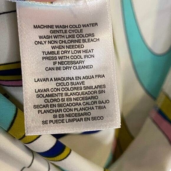 Rachel Rachel Roy Faux WrapDress Women’s Large Nola Swirl Print - Picture 7 of 8